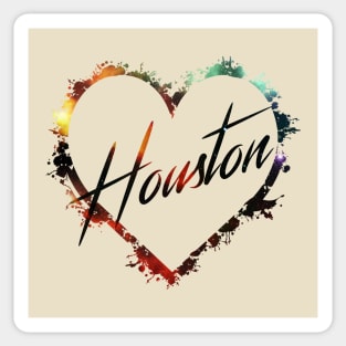 I Love Houston Sticker